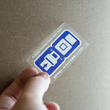 Load image into Gallery viewer, Fasten Your Seatbelt Short Sticker