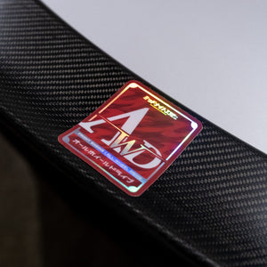 AWD Drivetrain Holographic Sticker