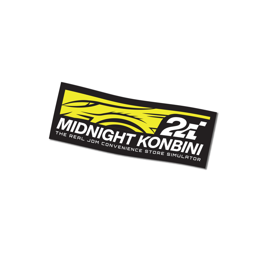 Mid Night Racing Sticker Midnight GT Yellow Sticker – MIDNIGHT KONBINI