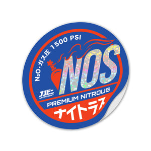NOS Sticker Badge