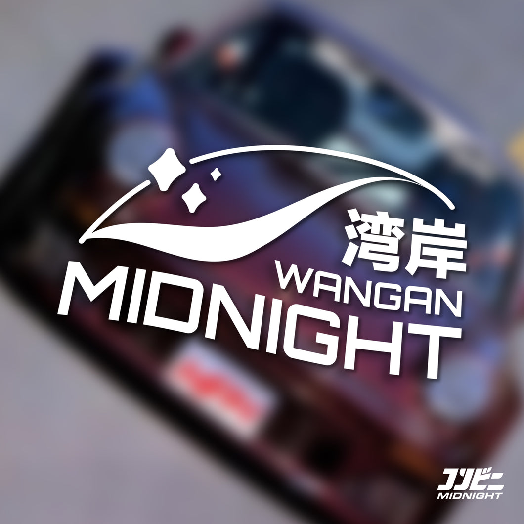 Midnight Wangan Die-cut Sticker