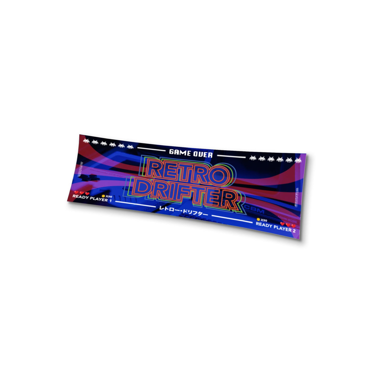Retro Drifter Sticker – MIDNIGHT KONBINI